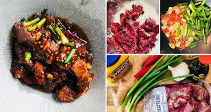 Transfer steak strips to a plate. Recipe For Wagyu Mongolian Beef Double 8 Cattle Co