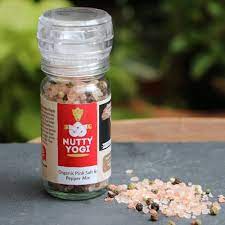 Nutty Yogi Organic Pink Salt and Pepper Mix 95gm (Pack of 1) : Amazon.in:  Grocery & Gourmet Foods