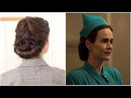 Pin By Michelle Mendenhall On Fashion Forward Nurse Ratched Hair Tutorial Braids For Short Hair Nurse Ratched Hair