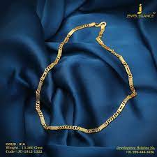 Whether you're looking for a chain to hold a pendant or to wear alone, kay has the chain necklace for you. Blow Your Golden Glow Get In Touch With Us On 919904443030 Myjewelegance Realdiamond Gold916 Gold Chains For Men Mens Gold Chain Necklace Chains For Men