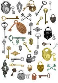 Vintage Key Cliparts Digital Collage Sheet Key Heart Vintage Jpeg Png Clipart Digital Scrapbook Steampunk Key Locked Key Vintage Keys Digital Collage Sheets Digital Scrapbook Paper