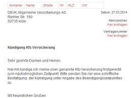 In der regel wird die versicherung die kündigung dann aussprechen, wenn ihr die schadenssumme zu teuer wird und sie mehr. Devk Kfz Versicherung Kundigung Vorlage Download Chip