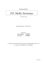 Contoh business plan brownies : Doc Proposal Kewirausahaan Molly Brownies Intan Intan Fadila Academia Edu