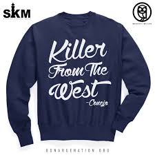 Killer From The West" Crew Necks now Available  @https://bonaruenation.org/collections/all