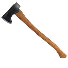2 Wood Craft Pack Axe 24 Curved Handle Mask Council Tool