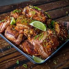 Smoked Dry Rub Wings Recipe Traeger Grills Recipe Ginger Chicken Chicken Thigh Recipes Homemade Slaw