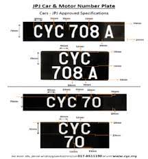 Nevertheless, there's still one thing you need to complete that ride that is amazing and it's the jpj number plate. Vehicle Registration Number Plate Information