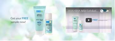 How can a lotion have peeling effect? Free Hada Labo Aha Bha Face Wash And Aha Bha Mild Peeling Lotion Giveaway To Your Doorstep