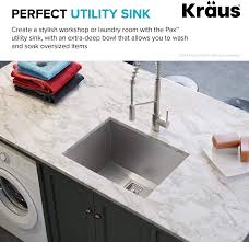 We did not find results for: Buy Kraus Pax 24 Inch 18 Gauge Undermount Single Bowl Stainless Steel Laundry And Utility Sink Khu24l Online In Vietnam B0183w4n0y