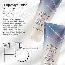 Gorgeous hair care products specially formulated for white and grey hair. White Hot Cleanse Duo Brilliant Shampoo Glorious Shampoo 200ml Brightening Boost And Shine For White Grey Hair Purple Shampoo Buy Online In Australia At Desertcart 72264387