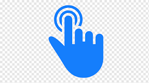 컴퓨터 아이콘 손가락 커서, 클릭, 기타, 블루, 텍스트 png | PNGWing