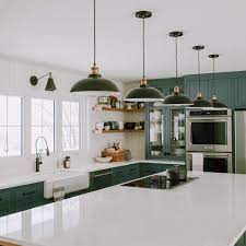 It brings a light shade of white with a waterfall pattern on it. 51 Green Kitchen Designs Decoholic