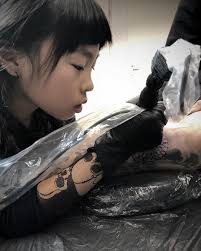Maybe you would like to learn more about one of these? Meet Noko Japan S 10 Year Old Tattoo Artist Dazed Beauty