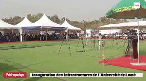 Inauguration Des Infrastructures De L Universite De Lome Youtube