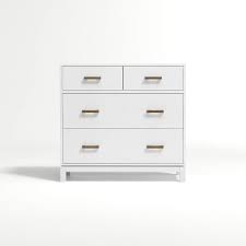 Four wide drawers offer plenty of space for clothes, linens, or accessories. Kids Parke White 4 Drawer Chest Reviews Crate And Barrel