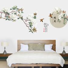 Tapete so enostavne za polaganji in enostavne za odstranjevanje. Chinesischen Stil Blume Wand Aufkleber Teenager Home Office Decor Asthetischen Wohnzimmer Schlafzimmer Dekoration Selbst Klebe Tapete Leather Bag