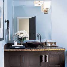 Modern master bathroom brown bathroom small bathroom bathroom wall decor bathroom colors bathroom ideas basement bathroom vessel sink vanity undermount sink. Stunning Furniture Marvelous Blue Tan Brown Bathroom Ideas 34