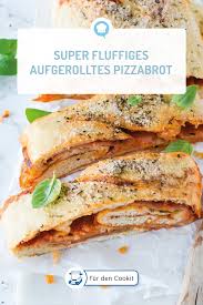 Aufgerolltes Pizzabrot Im Cookit Rezept In 2020 Gefullte Pizzabrotchen Pizzabrotchen Rezepte