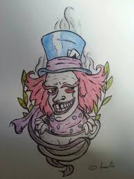 Any tattoo design of this crazy fellow would have to include the top hat with the 10/6. Mad Hatter Tattoo Design By Chingtweedy On Deviantart