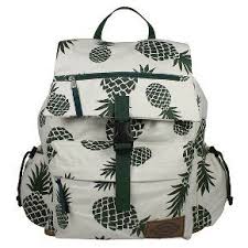 Black And White Striped Backpack Target Dickies Printed Rucksack Canvas Backpack Handbag With Front Zip Pocket Side Water Bottle Pockets Green White Handbag Backpack Canvas Backpack Backpacks