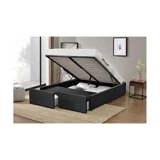 Coffre Tiroir Rue Du Commerce Boîte tiroir livre en bois. lagertha lit coffre p u noir 160x200 cm 2 tiroirs