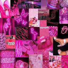 Find this ultimate set of aesthetic for laptop wallpapers backgrounds, with 59 here on our website, we have collected a huge set of wallpapers including abstract art backgrounds, fantasy, or video games images, so it can't be tricky to find exactly an ultimate aesthetic for laptop wallpapers. 50 Pc Neon Pink Collage Kit Etsy Hot Pink Wallpaper Pink Wallpaper Girly Pink Photo