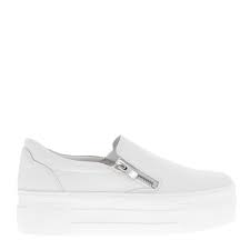 Roxanna White Leather Platform Trainers Exclusive Styles Of Loafers Sandals Boots And Accessories At Carlscarpa Com