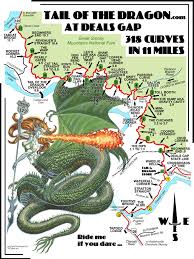 Tail Of The Dragon Road Maps Bike Trips Riding Motorcycle Motorcycle Travel