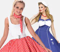 Net toys 60er jahre petticoat rot rockabilly rock mit halstuch polkarock und schal rock n roll männermode der 60er jahre makellose eleganz in kräftigen. Kultige 50er Jahre Kostum Karneval Megastore De