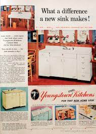 Metal kitchen cabinets popular again 2017 songs playlist. 10 Vintage Kitchen Trends Of 1956 In The Vintage Kitchen Where History Comes To Eat