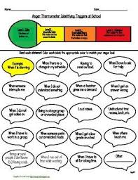 Anger Thermometer Identifying Triggers At School By Jazzy Janey Teachers Pay Anger Management Worksheets Anger Management Activities Teaching Social Skills