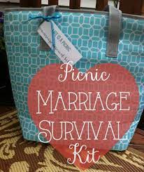 Our Life In A Click Get Gifty Picnic Marriage Survival Kit Wedding Shower Gifts Basket Bridal Shower Gifts For Bride Wedding Gift Baskets