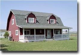 The design considerations in this type of roof make adequate provisions for maximum utilization of headspaces, living spaces and as a storage space. Gambrel Roof Barn House Barn House Plans Gambrel Barn House Barn Style House