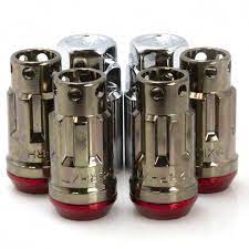 Muteki SR45-S Lock Set (12x1.25mm, Smoke Titanium w/ Red Washers) 34947T |  eBay