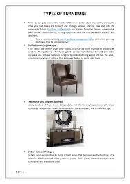 With this customization, many homeowners will love this trend. Types Of Furniture Used According To The Interiors