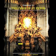 february 22 the chair of st peter insight vid text on the meaning of the feast dear friends in christ happy feast of the chair st peter happy feast peter