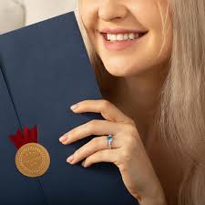 Amazon.com: Getname Necklace Personalized Graduation Ring High School Ring  Custom Class Ring College Ring for Women University Ring Signet Ring  Graduation Gifts for Her, Silver: Clothing, Shoes & Jewelry