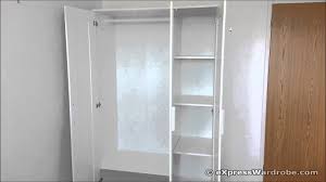 3 door cupboard free 3d model. Ikea Brimnes 3 Door Wardrobe Design Youtube