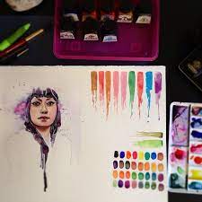 Painting With Winsor Newton Inks Inks Illustration Techniques Winsor Newton