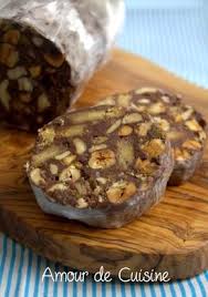 Mendiants Au Chocolat En Forme De Saucisson Cadeau De Noel Saucisson Au Chocolat Recette Recettes De Cuisine