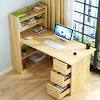 It boasts a wood and veneer finish. 1