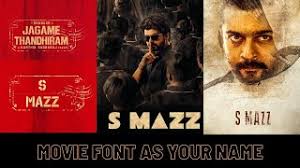 Game free fire only allows to rename a maximum of 20 words including names and special characters ff. Movie Font Generator Master Soorarai Pottru Jagame Thanthiram Pubg Free Fire Avengers Youtube