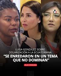 La candidata de la Revolución Ciudadana, Luisa González, reaccionó a las  declaraciones de Paola Cabezas y Gissela Garzón sobre una "dolarización a  la ecuatoriana". Fuente: Revista Vistazo ▶️ https://f.mtr.cool/mtlievkiig