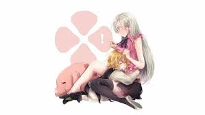 This little dude was once was most fearsome. Hawk Meliodas Elizabeth Liones Anime Art Nanatsu No Taizai Wallpaper With Images Seven Deadly Sins Anime Elizabeth Liones Anime Images