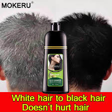 Biotin gives a deep and dark color to hair naturally. Mokeru Black Hair Shampoo Turn Your White Gray Hair Into Black In Just 5 Minutes All Natural And Organic Ingredients No Irritable Odor Hair Blackening Shampoo Hair Coloring Hair Dye White Hair 500ml Lazada Ph