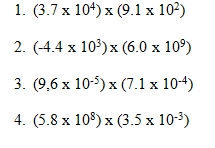 Multiplying and dividing using scientific notation. Operations With Scientific Notation Worksheet Pdf And Answer Key