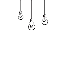 Wall Decal Bulbs Hanging Lights Bulb Decal Vinyl Wall Sticker For Any Rooms Modern Decor In 2021 Mini Drawings Art Drawings Simple Doodle Drawings