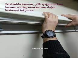 Daha sonra montaj nasıl yapılır onu anlatacağım. Stor Perde Nasil Takilir Kornise Montaj Www Storcunuz Com Dailymotion Video