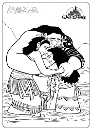 You can find here 120 free printable princess coloring pages for boys, girls and adults. Moana And Her Family Coloring Page Moana Coloring Pages Moana Coloring Disney Princess Coloring Pages