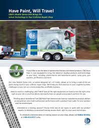 Our Fully Equipped Mobile Demo Unit Is Ready To Roll C D Auto Paint